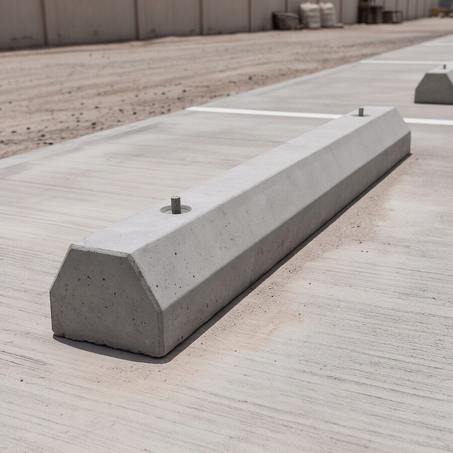 Precast wheel stoppers