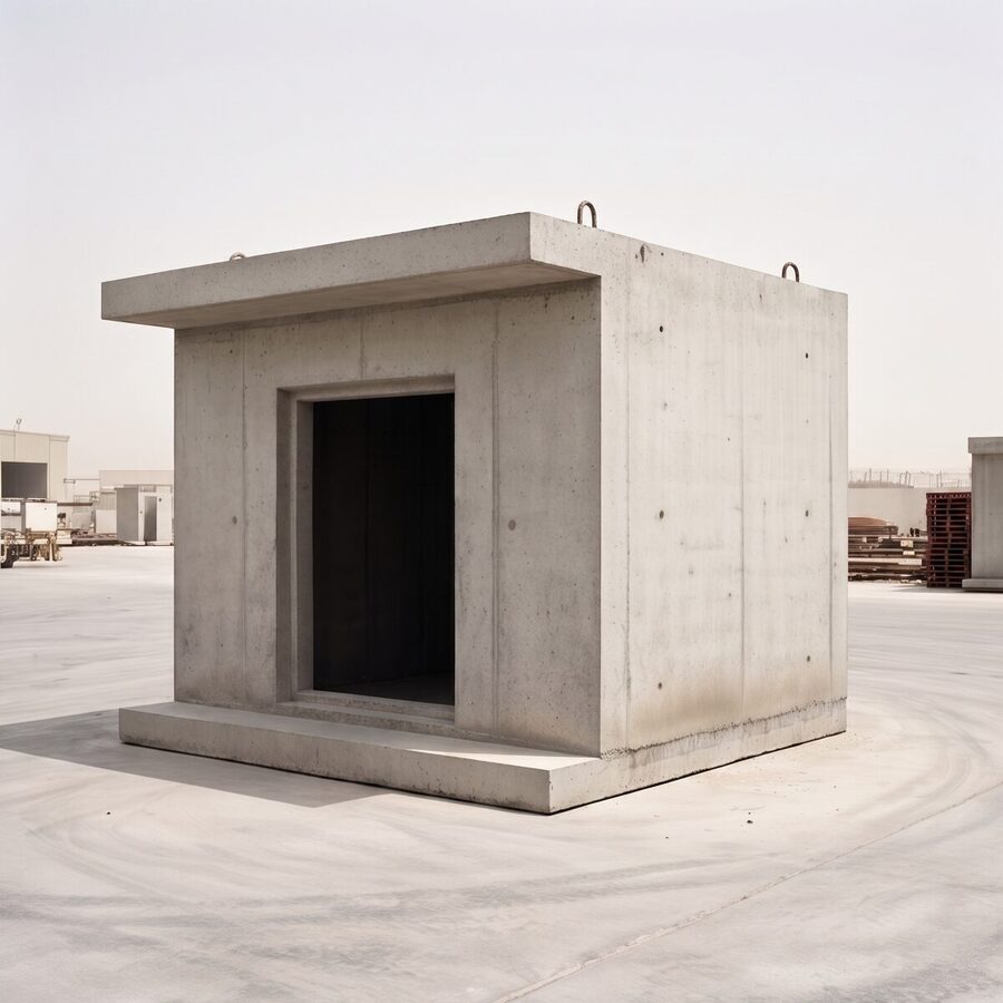 Precast bunker unit