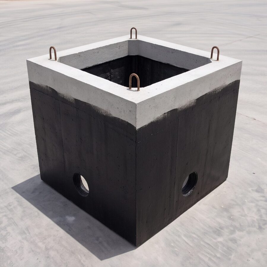 Precast manhole chamber